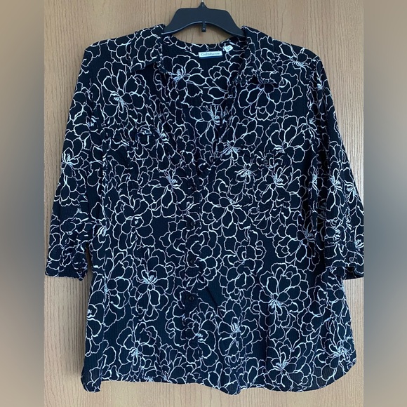 Set of 2 Croft & Barrow Floral Button-Up Camp Shirts - 3X - Picture 2 of 8